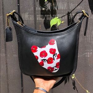Custom painted vintage Coach bag Janice’s Legacy